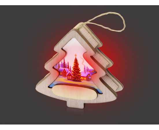 Новогодняя подвеска с подсветкой Ёлочка с индивидуальным дизайном, 625335.01, изображение 7