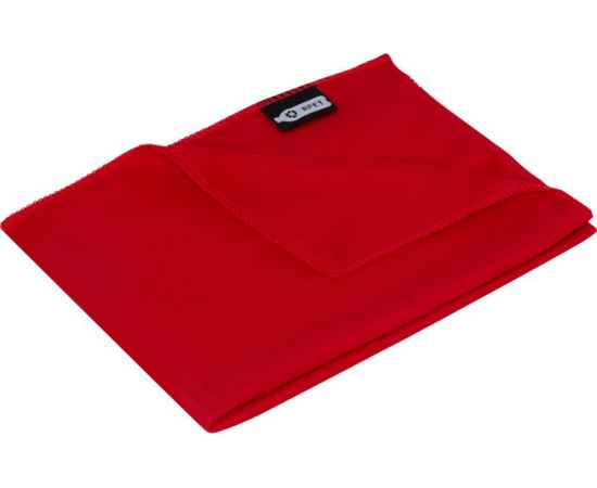 Охлаждающее полотенце Raquel из переработанного ПЭТ в мешочке, 12500121, Цвет: красный, изображение 3