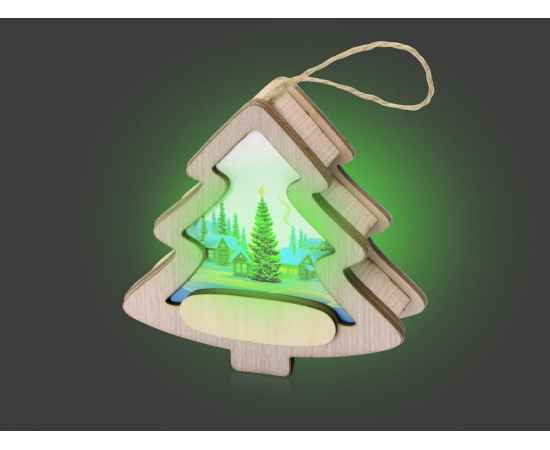 Новогодняя подвеска с подсветкой Ёлочка с индивидуальным дизайном, 625335.01, изображение 6