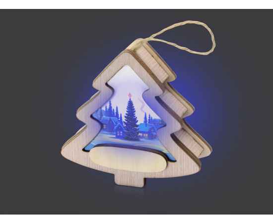 Новогодняя подвеска с подсветкой Ёлочка с индивидуальным дизайном, 625335.01, изображение 9