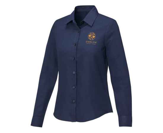 Рубашка Pollux женская с длинным рукавом, XS, 3817955XS, Цвет: темно-синий, Размер: XS, изображение 7