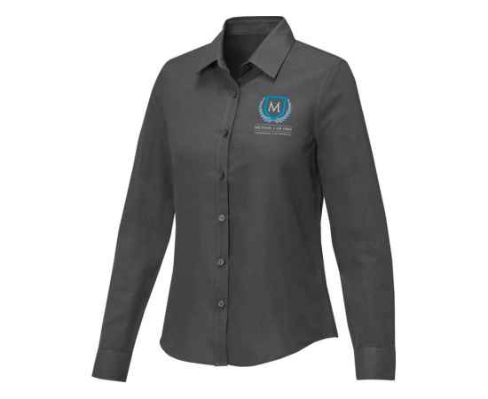 Рубашка Pollux женская с длинным рукавом, XS, 3817982XS, Цвет: серый стальной, Размер: XS, изображение 7