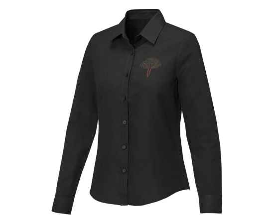 Рубашка Pollux женская с длинным рукавом, XS, 3817990XS, Цвет: черный, Размер: XS, изображение 7