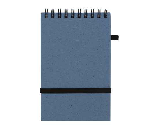 Блокнот Toledo S с шариковой ручкой из пшеницы и пластика, В7, 1142022, Цвет: синий,синий, Размер: В7, изображение 4