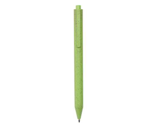 Блокнот Toledo S с шариковой ручкой из пшеницы и пластика, В7, 1142033, Цвет: зеленый,зеленый, Размер: В7, изображение 7