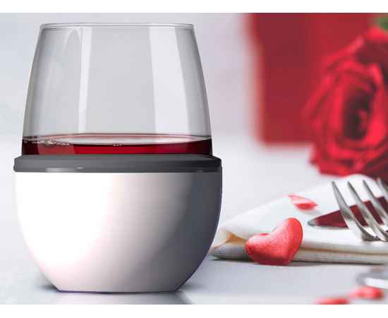 Тумблер для вина WINE KUZIE, 842074, Цвет: белый, Объем: 443, изображение 4