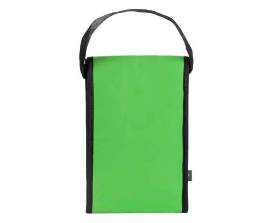 Сумка-холодильник Reviver на липучке из нетканого переработанного материала RPET, 590303, Цвет: зеленый, изображение 4