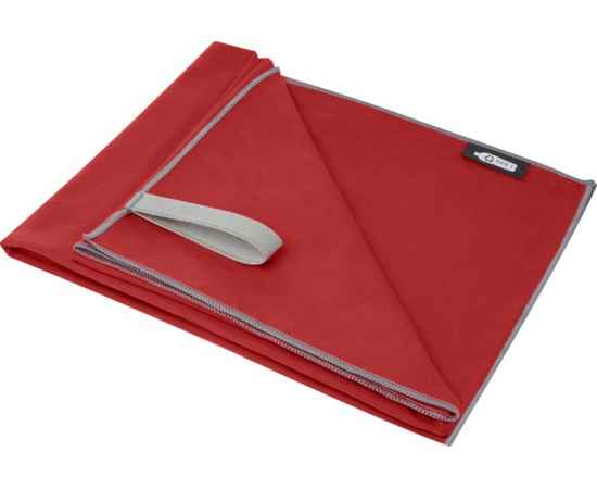 Сверхлегкое быстросохнущее полотенце Pieter из переработанного РЕТ-пластика, 12701221, Цвет: красный, изображение 4