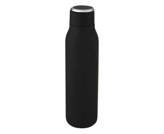 Бутылка с вакуумной изоляцией и металлической петлей Marka, 10067290, Цвет: черный, Объем: 600, изображение 4