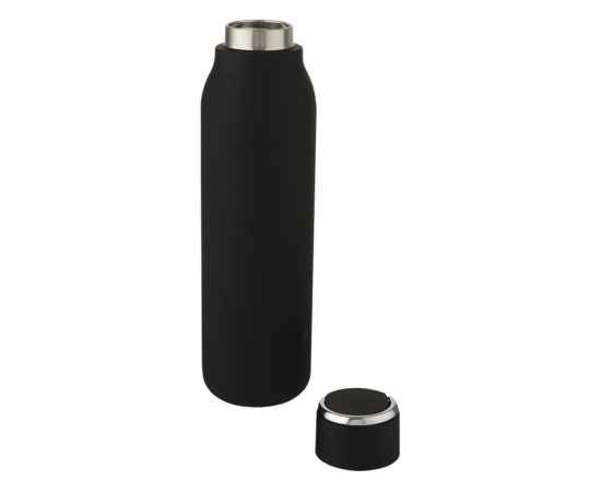 Бутылка с вакуумной изоляцией и металлической петлей Marka, 10067290, Цвет: черный, Объем: 600, изображение 3