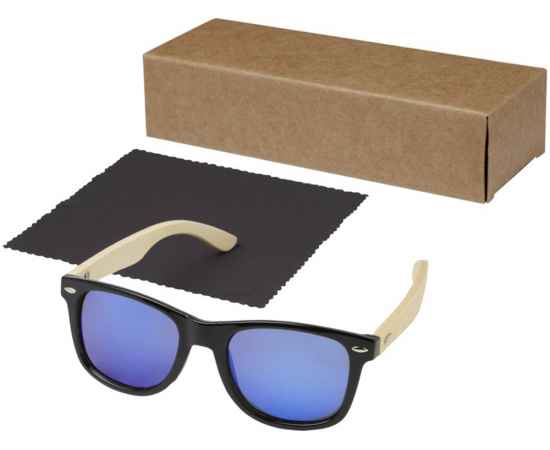 Солнцезащитные очки Taiyō в оправе из переработанного PET-пластика и бамбука, 12700171, изображение 4