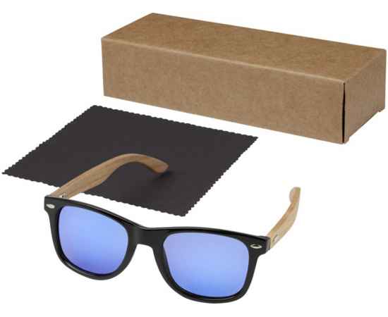 Солнцезащитные очки Hiru в оправе из переработанного PET-пластика и дерева, 12700271, изображение 4