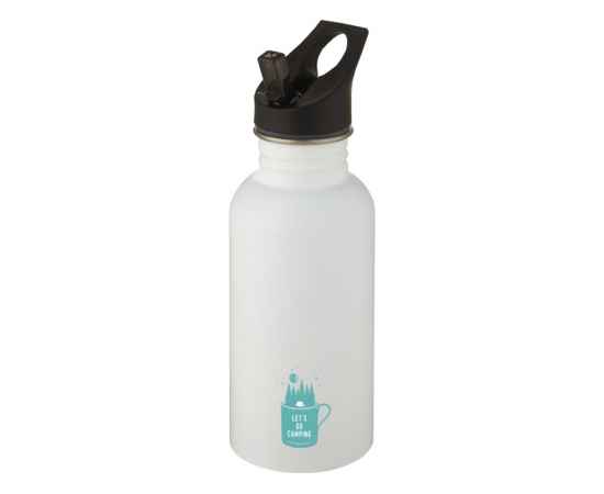 Бутылка спортивная из стали Lexi, 500 мл, 10069501, Цвет: белый, Объем: 500, изображение 4