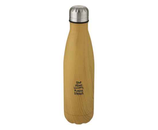Бутылка Cove с вакуумной изоляцией и деревянным принтом, 10068306, Цвет: натуральный, Объем: 500, изображение 4