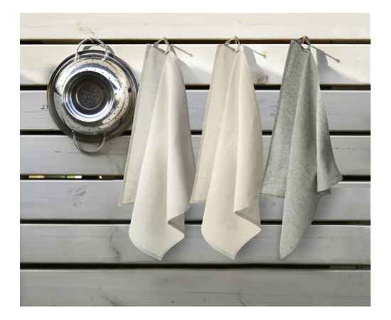 Кухонное полотенце Pheebs из переработанного хлопка/полиэстра, 11329106, Цвет: натуральный, изображение 4