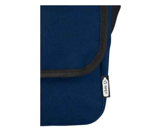 Сумка через плечо Omaha из переработанного РЕТ-пластика, 12062255, Цвет: темно-синий, изображение 3