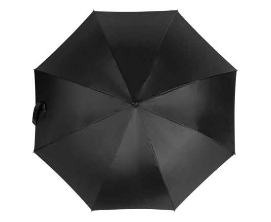 Зонт-трость Reviver  с куполом из переработанного пластика, 906607, Цвет: черный, изображение 4