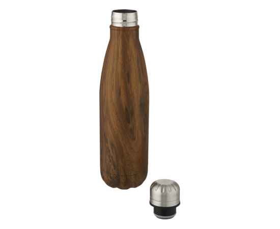Бутылка Cove с вакуумной изоляцией и деревянным принтом, 10068371, Цвет: дерево, Объем: 500, изображение 3
