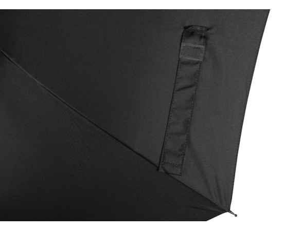 Зонт-трость Reviver  с куполом из переработанного пластика, 906607, Цвет: черный, изображение 7