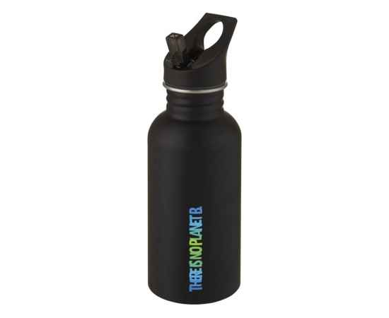 Бутылка спортивная из стали Lexi, 500 мл, 10069590, Цвет: черный, Объем: 500, изображение 4