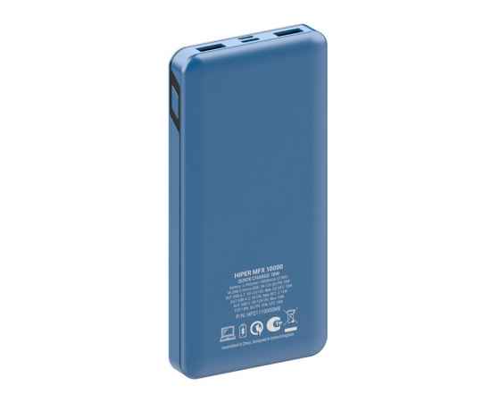 521022 Портативный внешний аккумулятор MFX, 10000 mAh, Цвет: синий, изображение 2