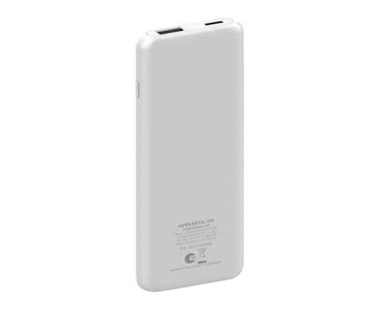 521036 Портативный внешний аккумулятор PSL, 5000 mAh, Цвет: белый, изображение 2