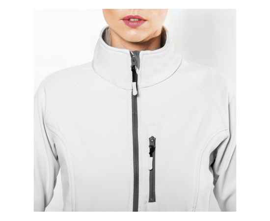Куртка софтшелл Antartida женская, S, 6433011S, Цвет: белый перламутр, Размер: S, изображение 7