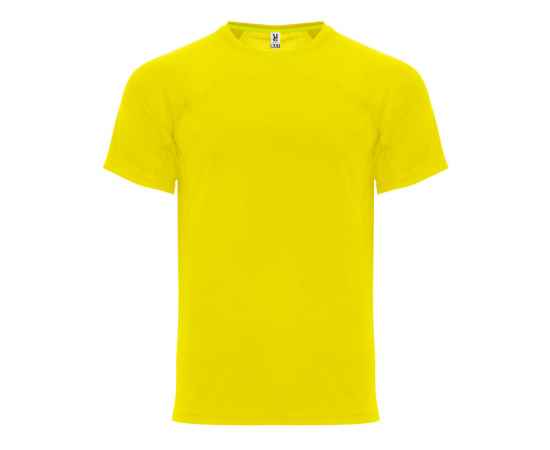 Спортивная футболка Monaco унисекс, XS, 640103XS, Цвет: желтый, Размер: XS, изображение 8