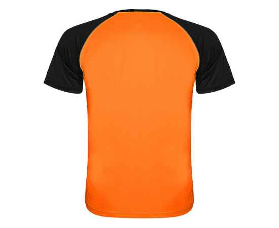 Спортивная футболка Indianapolis детская, 8, 6650222302.8, Цвет: черный,неоновый оранжевый, Размер: 8, изображение 2