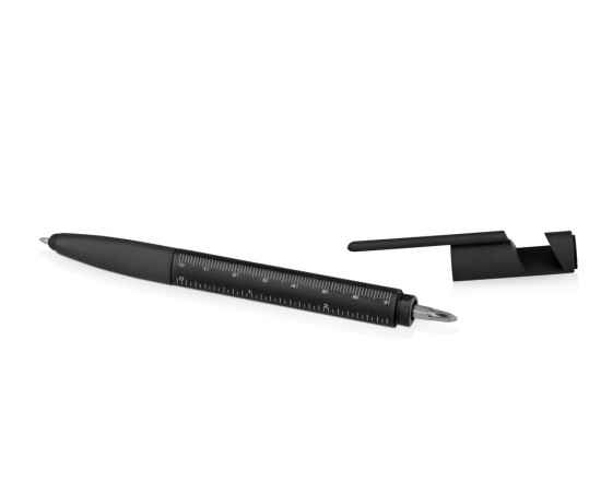Ручка-стилус пластиковая шариковая Multy, 71532.07, Цвет: черный, изображение 6