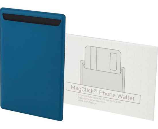 12423752 Кошелек-накладка для телефона Magclick, Цвет: синий, изображение 5