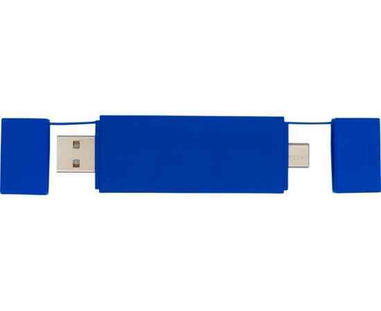 12425153 Двойной USB 2.0-хаб Mulan, Цвет: синий, изображение 2