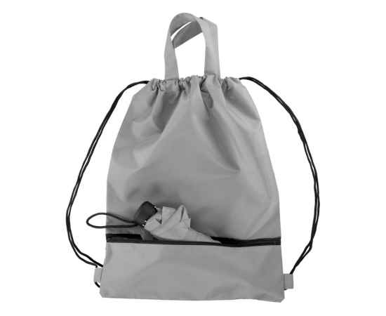 Зонт Picau из переработанного пластика в сумочке, 920017, Цвет: серый, изображение 10