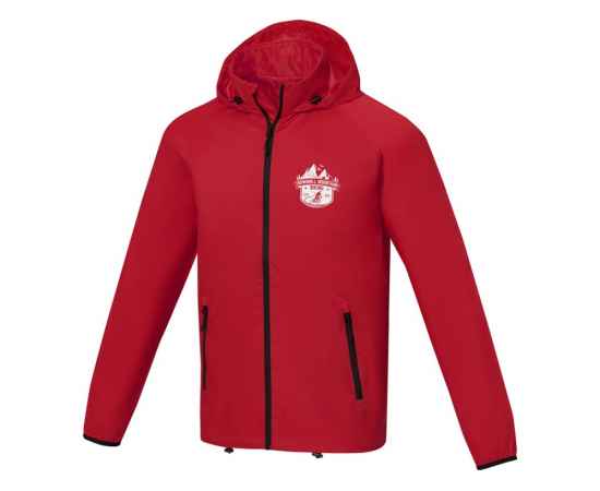 Куртка легкая Dinlas мужская, XS, 3832921XS, Цвет: красный, Размер: XS, изображение 4