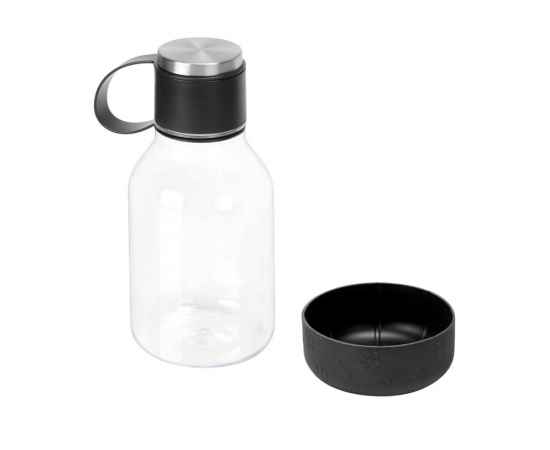 Бутылка для воды 2-в-1 Dog Bowl Bottle со съемной миской для питомцев, 1500 мл, 842037, Цвет: черный, Объем: 1500, изображение 3