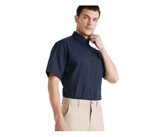 Рубашка Aifos мужская с коротким рукавом, S, 550355S, Цвет: navy, Размер: S, изображение 6