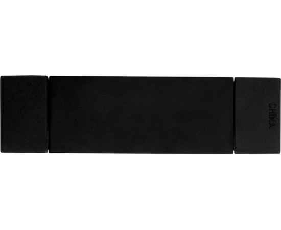 12425190 Двойной USB 2.0-хаб Mulan, Цвет: черный, изображение 4
