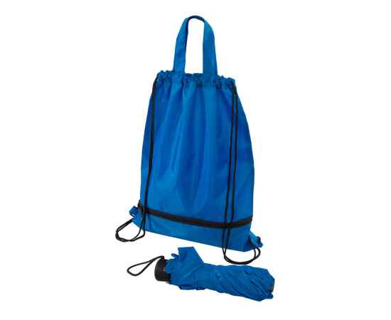 Зонт Picau из переработанного пластика в сумочке, 920002, Цвет: синий, изображение 9