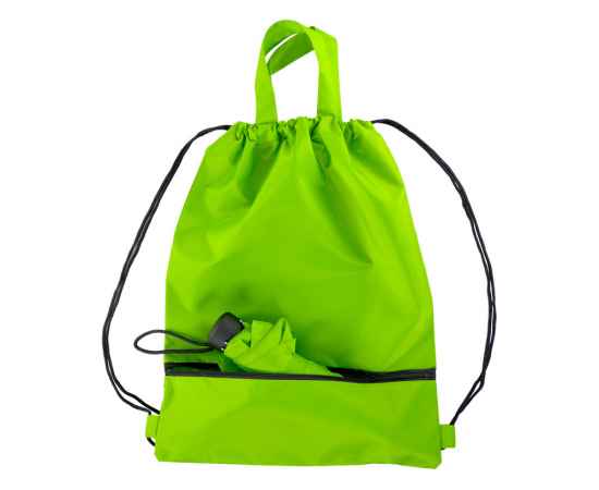Зонт Picau из переработанного пластика в сумочке, 920004, Цвет: зеленое яблоко, изображение 10