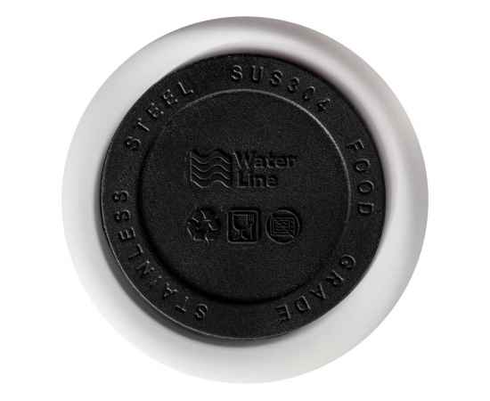 Вакуумная термокружка c кнопкой Guard, soft-touch, 400 мл, 827516, Цвет: белый, Объем: 400, изображение 8