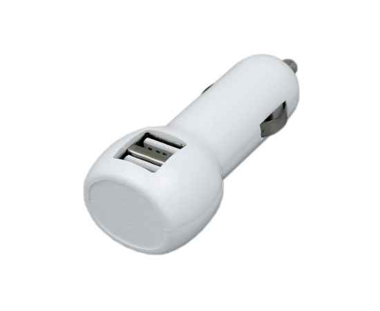 Автомобильная зарядка на 2 USB порта, 6620.06, Цвет: белый, изображение 2