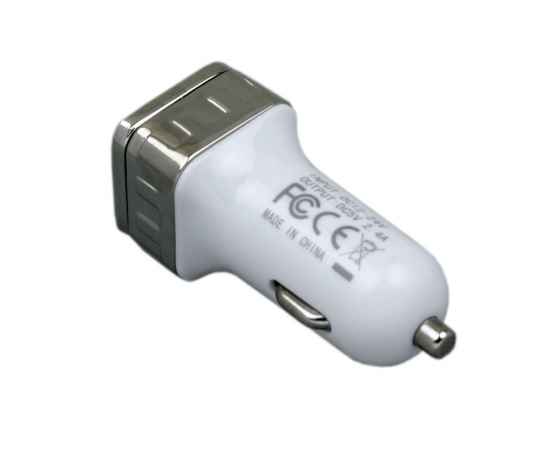 Квадратная автомобильная зарядка на 2 USB-порта, 6024.00, изображение 3