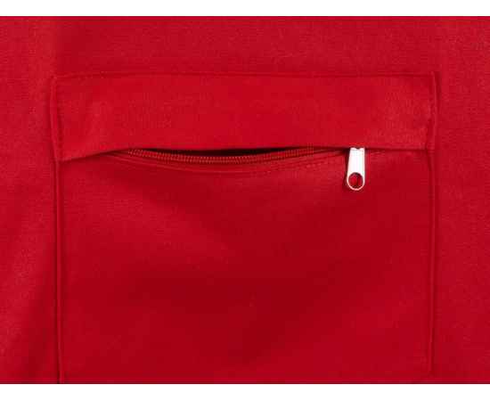 Сумка на молнии Zipper из хлопка 280 г/м2, 842401, Цвет: красный, изображение 6
