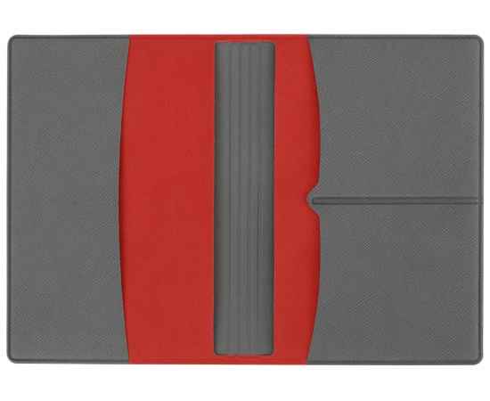 Обложка для паспорта с RFID защитой отделений для пластиковых карт Favor, 113401, Цвет: красный, изображение 5