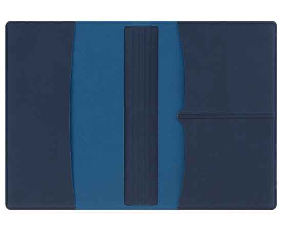 Обложка для паспорта с RFID защитой отделений для пластиковых карт Favor, 113402, Цвет: синий, изображение 5