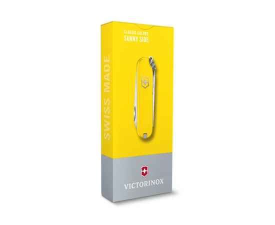 Нож-брелок Classic SD Colors Sunny Side, 58 мм, 7 функций, 601180, Цвет: желтый, изображение 4