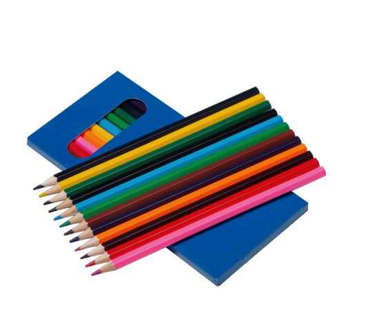 Набор из 12 шестигранных цветных карандашей Hakuna Matata, 14004.02, Цвет: синий,разноцветный, изображение 2