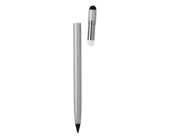 Вечный карандаш Eternal со стилусом и ластиком, 11535.00, Цвет: серебристый, изображение 3