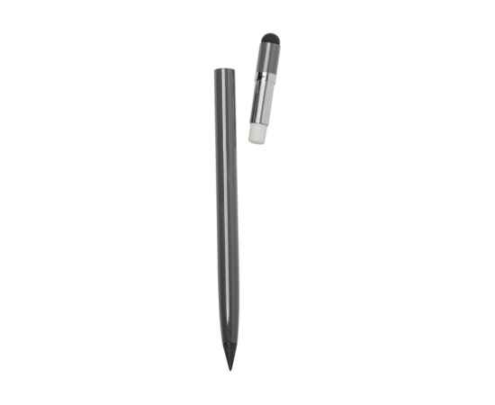Вечный карандаш Eternal со стилусом и ластиком, 11535.10, Цвет: серый, изображение 3