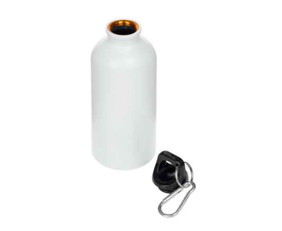 Бутылка Hip S с карабином, 400 мл, матовая, 5-10055901, Цвет: белый, Объем: 400, изображение 2